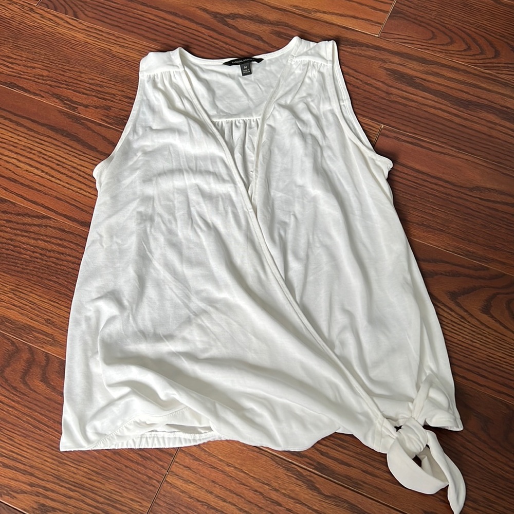 Banana Republic White Blouse